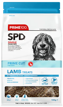 Prime 100 SPD Lamb Treats 100g