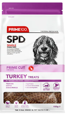 Prime 100 SPD Turkey Treats 100g