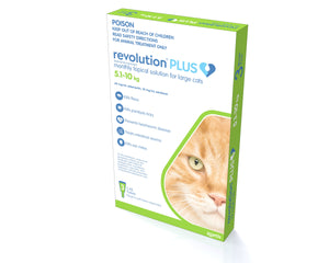 Revolution Plus Cat 5-10Kg Green 3pk