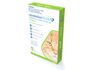 Revolution Plus Cat 5-10Kg Green 6pk