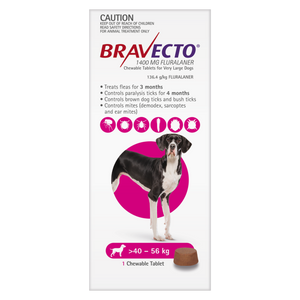 Bravecto V.Large Dog 40-56Kg Pink 1Pk