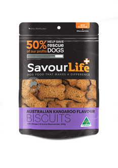 Savour Life Kangaroo Flavour Biscuit 500G