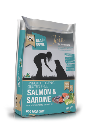 Mfm Dog Salmon Sardine Gluten Free Blue 9Kg