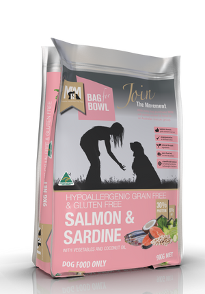 Mfm Dog Salmon Sardine Gluten / Grain Free Pink 9Kg