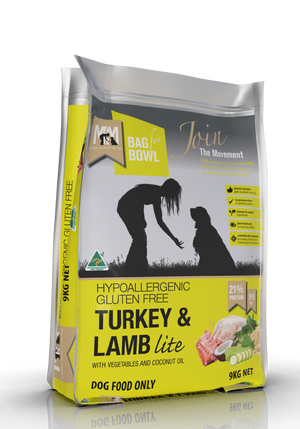 Mfm Dog Lite Turkey Lamb Gluten Free Yellow 9Kg