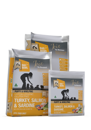 Mfm Puppy Turkey Salmon Sardine Gluten Free Gold 9Kg