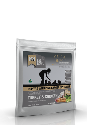 Mfm Pup Lge Turkey Chicken Gluten / Grain Free Grey 2.5Kg