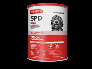 Prime 100 SPD Air Dried Duck and Sweet Potato Adult Dog Food 600g
