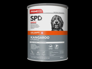 Prime 100 SPD Air Dried Kangaroo and Pumpkin Adult Dog Food 600g