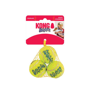 Kong Airdog Squeaker Balls Sml 3Pk Ast3