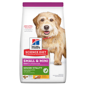 Hills Science Diet Dog Senior Vitality 7+ Small & Mini 1.58kg