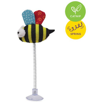 Kazoo Bouncy Bee Cat Toy