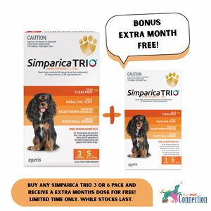 Simparica Trio 5.1-10kg Orange 3pk