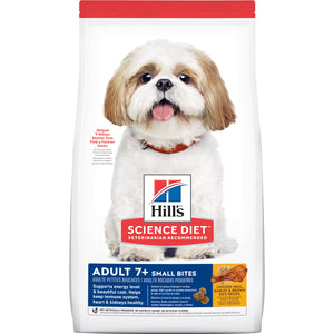 Hills Science Diet Dog Adult Senior 7+ Small Bites 2kg