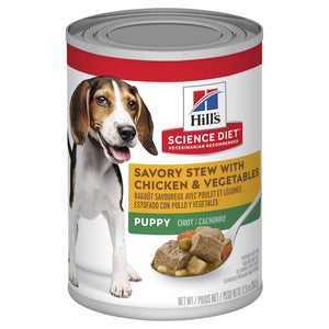 Hills Science Diet Dog Puppy Savoury Stew Chicken 363g