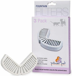 Pioneer Pet Fountain Replacement Filters 3pk