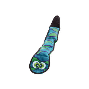 Outward Hound Durablez Snake Blue and Green 3 Squeakers