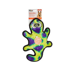 Outward Hound Durablez Gecko Green and Purple 2 Squeakers