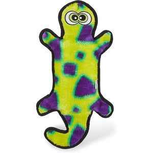 Outward Hound Durablez Gecko Green and Purple 4 squeakers