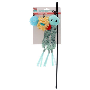 Kitty Play 3 in 1 Interchangable Cat Teaser Wand - Under the Sea