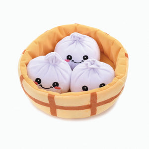 HugSmart Puzzle Hunter Food Party Soup Dumplings Dog Toy