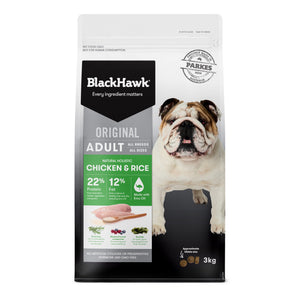 Black Hawk Dog Adult Chicken and Rice 3kg