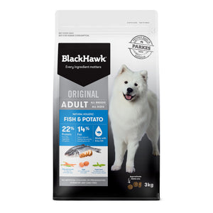 Black Hawk Dog Adult Fish and Potato 3kg