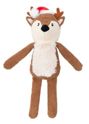 Xmas Dog Toy Fuzzyard Life Reindeer