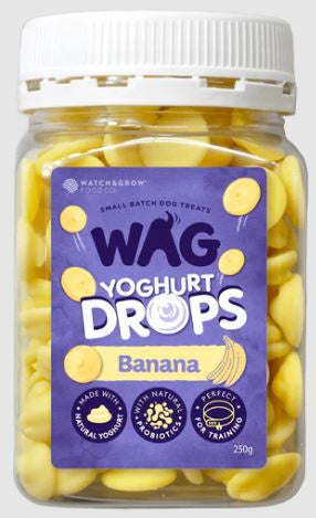 WAG Yoghurt Drops Banana 250g