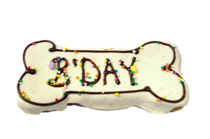 Huds and Toke Bday Doggy Bone Cookie 1pc