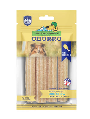 Himalayan Churro Dog Treat Chicken 4pk
