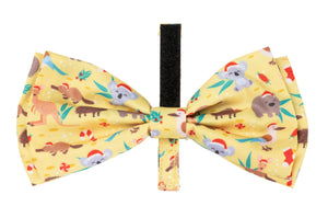 Xmas Fuzzyard Bowtie Outback Wonderland Lge