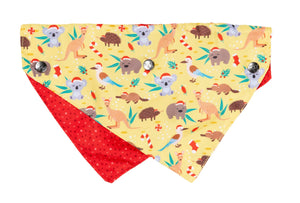 Xmas Fuzzyard Bandana Outback Wonderland S/M
