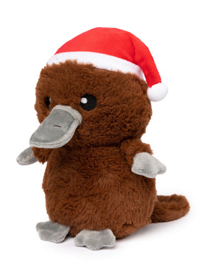 Xmas Fuzzyard A-Wreathra The Platypus Dog Toy