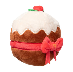 Xmas Fuzzyard Merry Puddin Dog Toy Sml