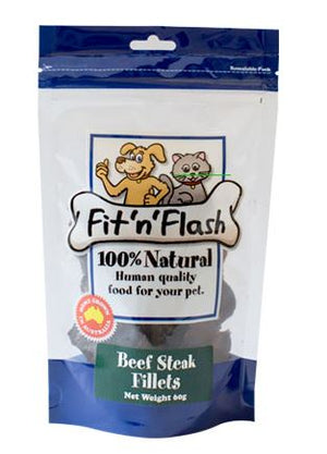 Fit n Flash Beef Steak Fillets 60g