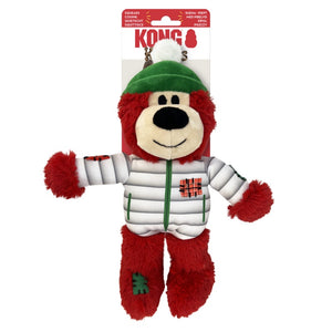 Kong Xmas Holiday Wild Knots Bear Assorted Md/Lg 2023