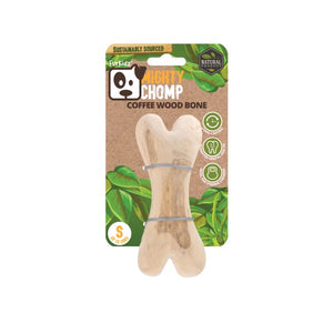 Mighty Chomp Coffee Wood Bone Chew Small