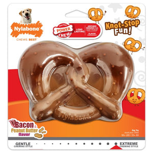 Nylabone Power Chew Giant Pretzel Bacon and Peanut Butter XL/Souper