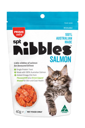 Prime Nibbles Salmon Cat Treats 40g