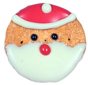 Huds and Toke Xmas Santa Face Cookie Individual