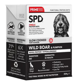 Prime100 SPD Slow Cooked Wild Boar and Pumpkin 354g