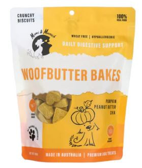 Mimi & Munch Baked Biscuit Woofbutter Bakes Mini 180g