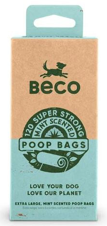 Beco Bags Eco Friendly Peppermint Poop Bags 120pk