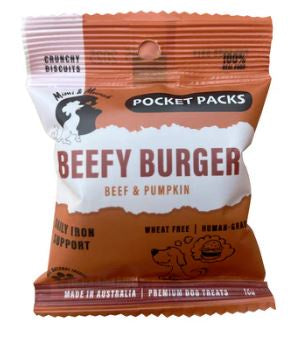 Mimi & Munch Pocket Packs Beefy Burger 16g