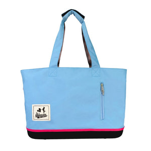 Ibiyaya Canvas Pet Carrier Tote for Pets Sky Blue