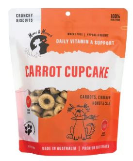 Mimi & Munch Baked Biscuit Carrot Cupcakes 180g