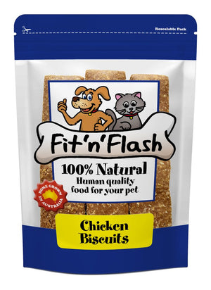 Fit n Flash Chicken Biscuits 400g
