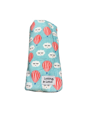 Lottie And Lotus Blanket Clouds And Balloons