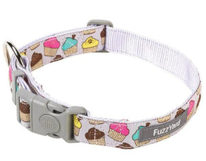 Fuzzyard Dog Collar Vintage Cupcakes Lge